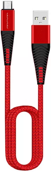 Кабель WUW X98 USB-A - micro USB 12w 2.4a 1м cable Red - фото 1
