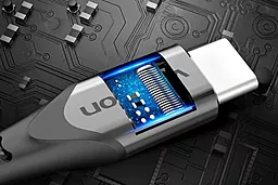 Кабель USB Vention Cotton Braided 15w 3a 2m USB Type-C cable gray (CODHH) - миниатюра 4