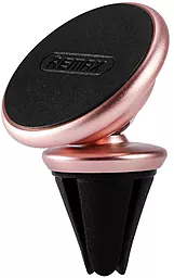 Держатель магнитный Remax Air Vent Metal Holder RM-C28 Rose Gold - фото Держатель магнитный Remax Air Vent Metal Holder RM-C28 Rose Gold