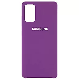 Чехол Epik Silicone Cover (AAA) Samsung G985 Galaxy S20 Plus Grape