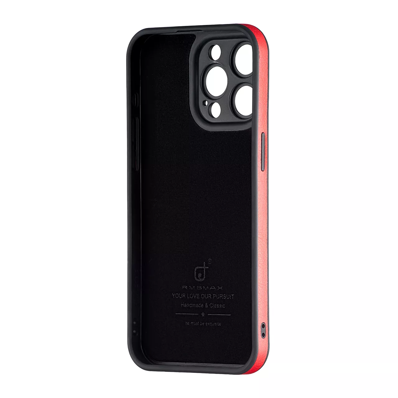 Чохол Jinduka Leather Protected Camera для Apple iPhone 15 Pro Max Red - фото 2
