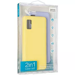 Чехол Krazi Lot Full Soft Case для Samsung A41 (A415) Violet/Yellow - миниатюра 4