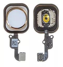 Шлейф Apple iPhone 6S Plus с кнопкой Home Gold - фото Шлейф Apple iPhone 6S Plus с кнопкой Home Gold