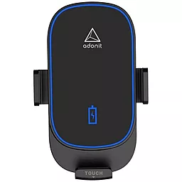 Держатель с беспроводной зарядкой Adonit 15W Wireless Car Charger Black - фото Держатель с беспроводной зарядкой Adonit 15W Wireless Car Charger Black