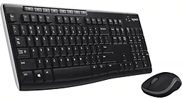 Комплект (клавиатура+мышка) Logitech MK270 Wireless Combo UA Black (920-004508) - миниатюра 2