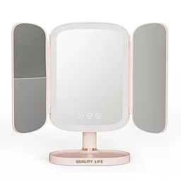 Дзеркало для макіяжу NICHOSI Beaty Mirror QW-M71 з LED підсвічуванням - фото Дзеркало для макіяжу NICHOSI Beaty Mirror QW-M71 з LED підсвічуванням