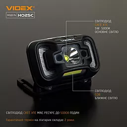 Фонарик Videx VLF-H025C - миниатюра 3