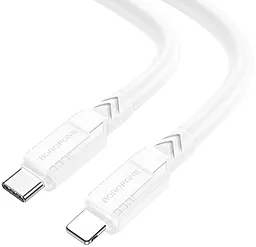 Кабель Borofone BX81 Goodway USB Type-C - Lightning 20w 3a 1м PD сable White - миниатюра 2 Кабель Borofone BX81 Goodway USB Type-C - Lightning 20w 3a 1м PD сable White - миниатюра 2