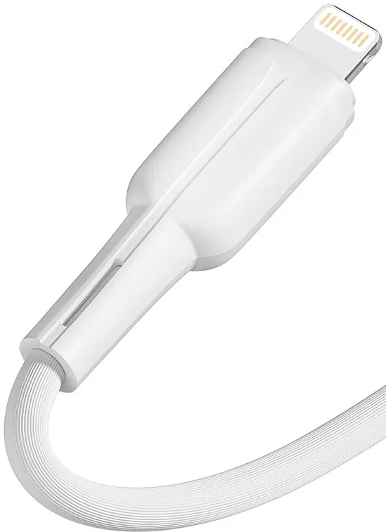 Кабель Ridea RC-M131 Prima USB-A - Lightning 12w 2.4a 1м cable White - фото 5