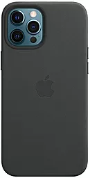 Чехол Apple Leather Case with MagSafe for iPhone 12, iPhone 12 Pro Black