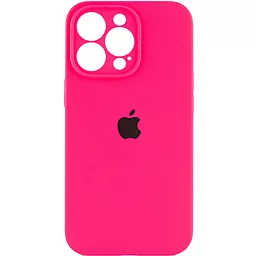 Чехол Silicone Case Full Camera для Apple iPhone 15 Pro Barbie Pink