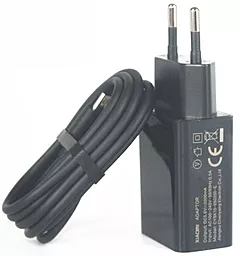 Сетевое зарядное устройство Xiaomi Charger 2A + USB Type-C Cable Black (CYSK10-050200-E)
