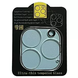 Защитное стекло на камеру Full Block (тех.пак) для Apple iPhone 13 Pro, iPhone 13 Pro Max Прозрачный