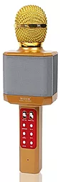 Беспроводной микрофон для караоке Wester WS-1828 Gold