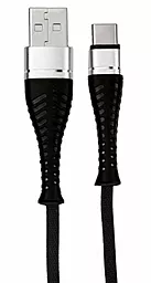 Кабель Profcable 2-100 USB-A - Type-C 5w 1м cable Black - фото Кабель Profcable 2-100 USB-A - Type-C 5w 1м cable Black