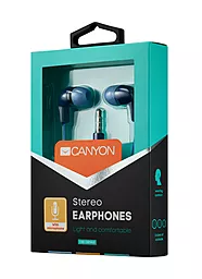 Наушники Canyon CNS-CEPM02BL Blue - миниатюра 3 Наушники Canyon CNS-CEPM02BL Blue - миниатюра 3