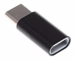 Адаптер-переходник Atcom M-F Type C -> micro USB Black (8101)