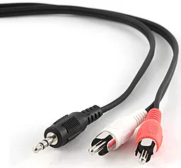 Аудио кабель Gembird Aux mini Jack 3.5 mm - 2хRCA M/M Cable 5 м чёрный