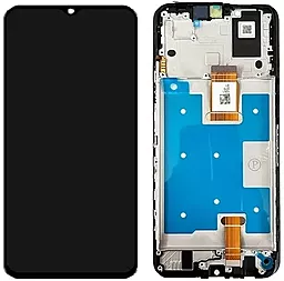Дисплей Huawei Honor X6a с тачскрином и рамкой, оригинал, Black - фото Дисплей Huawei Honor X6a с тачскрином и рамкой, оригинал, Black