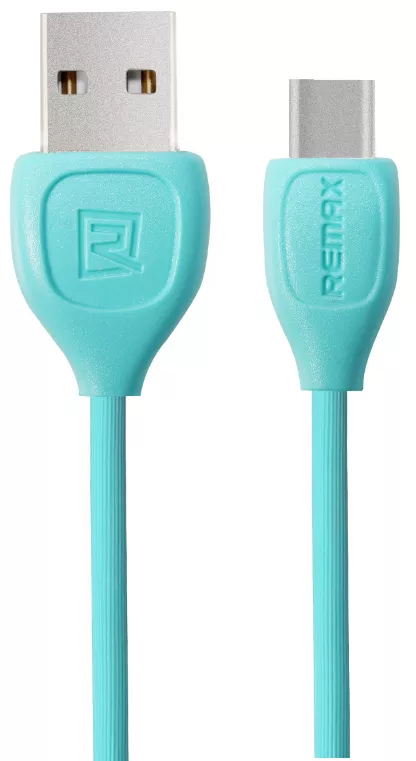 Кабель Remax Lesu USB-A - Type-C 12w 2.4a 1м cable Blue (RC-050a) - фото 1