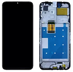 Дисплей Huawei Honor X6, X6s з тачскріном і рамкою, оригінал, Black