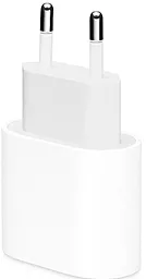 Мережевий зарядний пристрій з підтримкою швидкої зарядки Apple 18W USB Type-C Power Adapter White