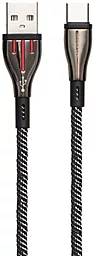 Кабель Borofone BU23 Highway USB-A - Type-C 12w 2.4a 1.2м cable Black - фото Кабель Borofone BU23 Highway USB-A - Type-C 12w 2.4a 1.2м cable Black