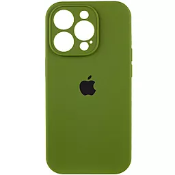 Чохол Silicone Case Full Camera for Apple IPhone 14 Pro Max Dark Olive
