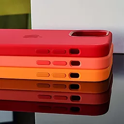 Чехол Apple Silicone Case Full with MagSafe and SplashScreen для Apple для iPhone 12  / iPhone 12 Pro Red - миниатюра 4