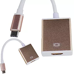 Видео переходник (адаптер) 1TOUCH USB type C 4K x 2K - HDMI - миниатюра 2