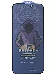 Защитное стекло Mietubl Privacy для Apple iPhone 14 Pro Black (тех.пак.)
