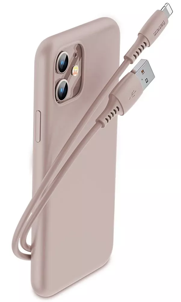 Кабель Baseus Colourful USB-A - Lightning 12w 2.4a 1.2м cable Pink (CALDC-04) - фото 6