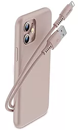 Кабель Baseus Colourful USB-A - Lightning 12w 2.4a 1.2м cable Pink (CALDC-04) - мініатюра 6 Кабель Baseus Colourful USB-A - Lightning 12w 2.4a 1.2м cable Pink (CALDC-04) - мініатюра 6