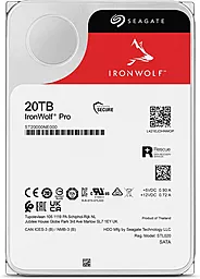 Жесткий диск Seagate IronWolf PRO 3.5" 20TB (ST20000NE000) - миниатюра 2