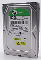 Жорсткий диск Mediamax 500GB 7200rpm 32MB (WL500GSA3272B_) - фото Жорсткий диск Mediamax 500GB 7200rpm 32MB (WL500GSA3272B_)