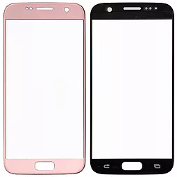 Корпусне скло дисплея Samsung Galaxy S7 G930F, G930FD (original) Pink