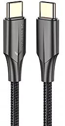Кабель Vention USB Type-C - Type-C 15w 3a 2м cable Black (TAUBH) - фото Кабель Vention USB Type-C - Type-C 15w 3a 2м cable Black (TAUBH)
