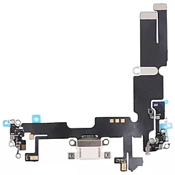 Нижний шлейф Apple iPhone 14 Plus c разъемом зарядки, гарнитуры, синхронизации и микрофоном Starlight - фото Нижний шлейф Apple iPhone 14 Plus c разъемом зарядки, гарнитуры, синхронизации и микрофоном Starlight