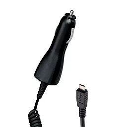 Автомобильное зарядное устройство Profieurope Micro USB Black (650mAh)