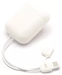 Remax USB-ЗУ Protective Charging Case для Apple AirPods White (RC-A6) - миниатюра 2