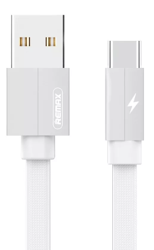 Кабель Remax Kerolla USB-A - Type-C 12w 2.4a 1м cable White (RC-094a) - фото 1