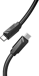 Кабель USB PD XO NBQ233B 60W USB Type-C - Type-C Cable Black