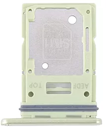 Держатель (лоток) Сим карты Samsung Galaxy A54 A546 Dual SIM и карты памяти Lime