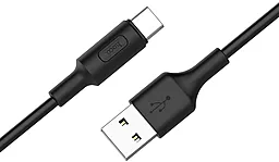 Кабель USB Hoco X25 Soarer Charging USB Type-C Cable Black - миниатюра 4