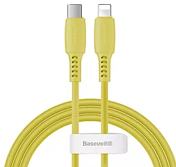 Кабель USB PD Baseus Colourful 18W USB Type-C - Lightning Cable Yellow (CATLDC-0Y)