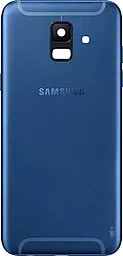 Задняя крышка корпуса Samsung Galaxy A6 A600 со стеклом камеры Blue