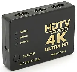 Видео коммутатор HDMI 1x3 v1.4 1080p 60hz black (YT-PS HDMI1=>3+RK) EasyLife - фото Видео коммутатор HDMI 1x3 v1.4 1080p 60hz black (YT-PS HDMI1=>3+RK) EasyLife