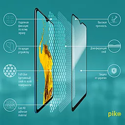 Защитное стекло Piko Full Glue для Vivo Y11 (2019) Черное (1283126504310) - миниатюра 3