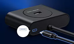 USB Type-C + USB-A хаб Ugreen CR113 black - мініатюра 9 USB Type-C + USB-A хаб Ugreen CR113 black - мініатюра 9
