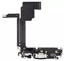 Нижній шлейф Apple iPhone 15 Pro Max з роз'ємом зарядки, з мікрофоном Original Blue Titanium